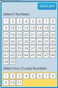 Megamillons Europe Lottoschein Megamillons Europe Lottoschein