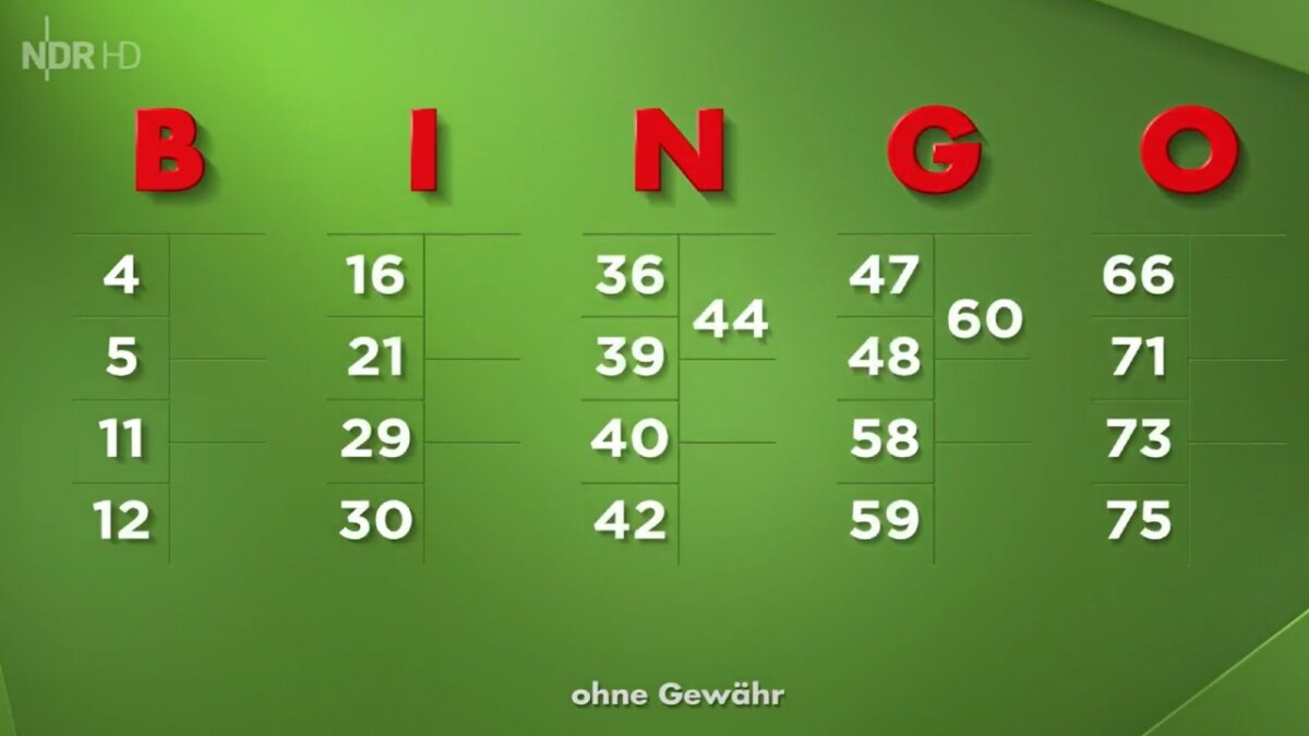 25 Jahre Bingo Sonderauslosung und Jackpot GewinnzahlenGuru